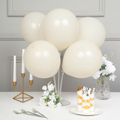 Sophisticated Elegance with Pastel Beige Balloons Sophisticated Elegance with Pastel Beige Balloons