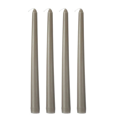 Elegance of Taupe Taper Candles Elegance of Taupe Taper Candles