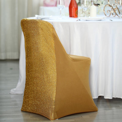 Elegant Gold Spandex Chair Cover Elegant Gold Spandex Chair Cover