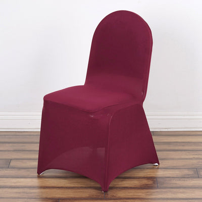 Unmatched Quality of Burgundy Spandex Chair Cover Unmatched Quality of Burgundy Spandex Chair Cover