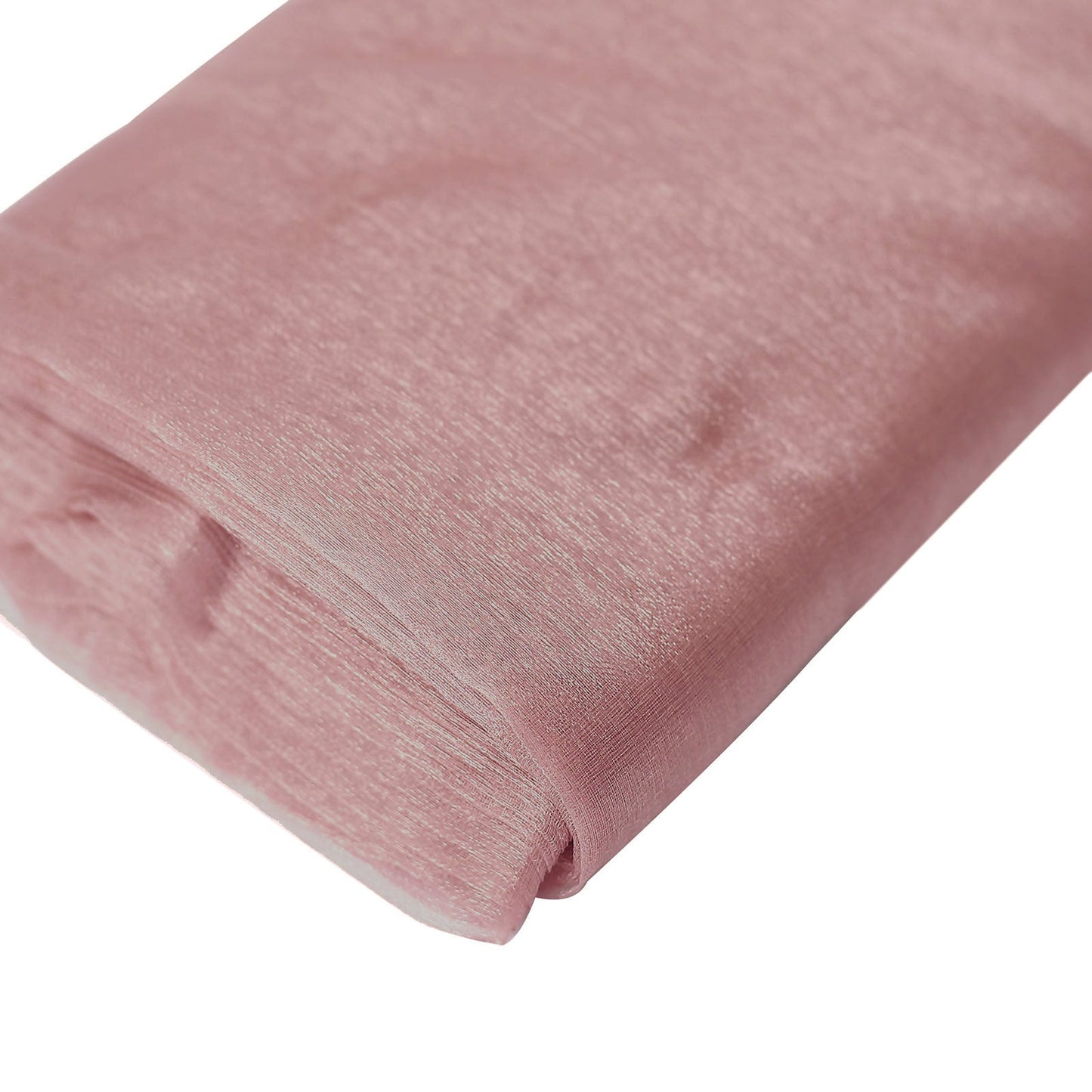 Dusty Rose Solid Sheer Chiffon 54 Inch x 10 Yard Fabric Bolt