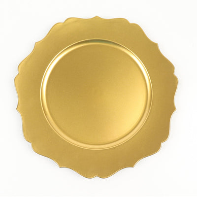 Elevate Your Table Décor with Gold Acrylic Charger Plates Elevate Your Table Décor with Gold Acrylic Charger Plates