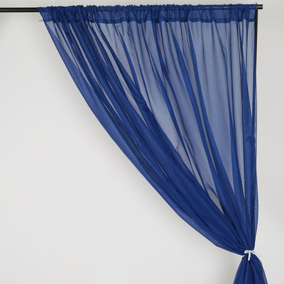 Elegant Ambiance with Navy Blue Sheer Curtains Elegant Ambiance with Navy Blue Sheer Curtains