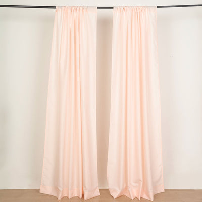 Easy Maintenance of Blush Polyester Drapes Easy Maintenance of Blush Polyester Drapes