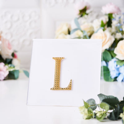 Glamorous Crafting with Gold Rhinestone Alphabet Stickers Glamorous Crafting with Gold Rhinestone Alphabet Stickers