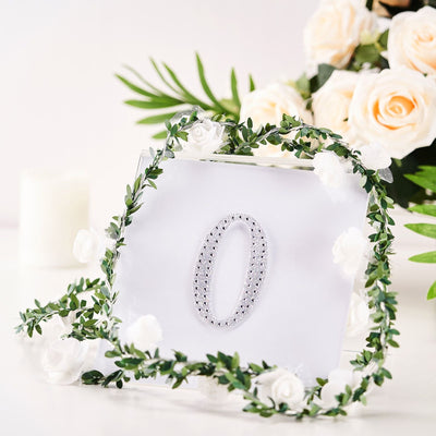 Elegant Event Decorations with Silver Letter Stickers Elegant Event Decorations with Silver Letter Stickers