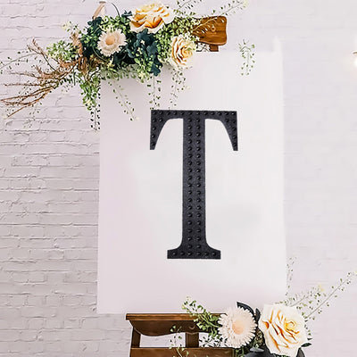 Glamorous Black Rhinestone Alphabet Stickers Glamorous Black Rhinestone Alphabet Stickers