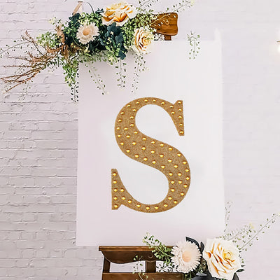 Elevate Your Crafts with Gold Rhinestone Letters Elevate Your Crafts with Gold Rhinestone Letters