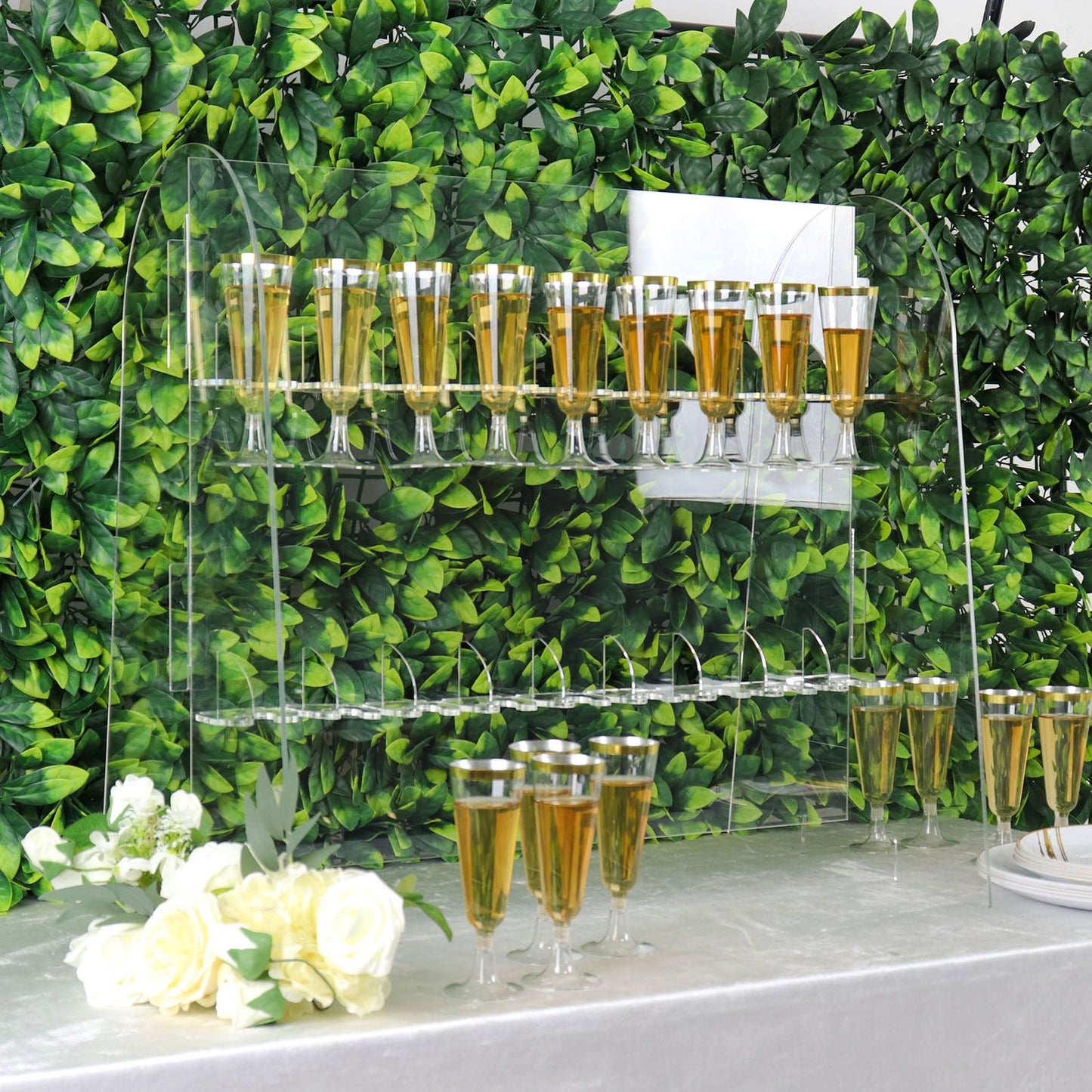Clear Acrylic Stand for 25 Inch Champagne Glasses Holder