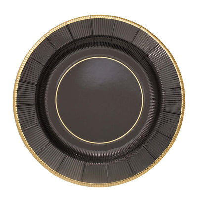 Elevate Your Event with Black Sunray Charger Plates Elevate Your Event with Black Sunray Charger Plates