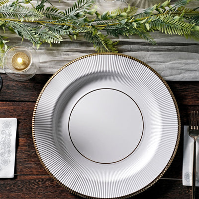 Versatile Serving Solutions with Sunray White Charger Plates Versatile Serving Solutions with Sunray White Charger Plates