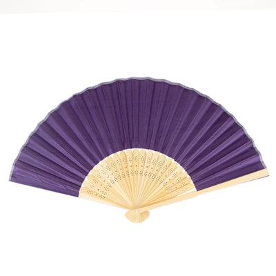 Elegant Design of Purple Folding Fans Elegant Design of Purple Folding Fans
