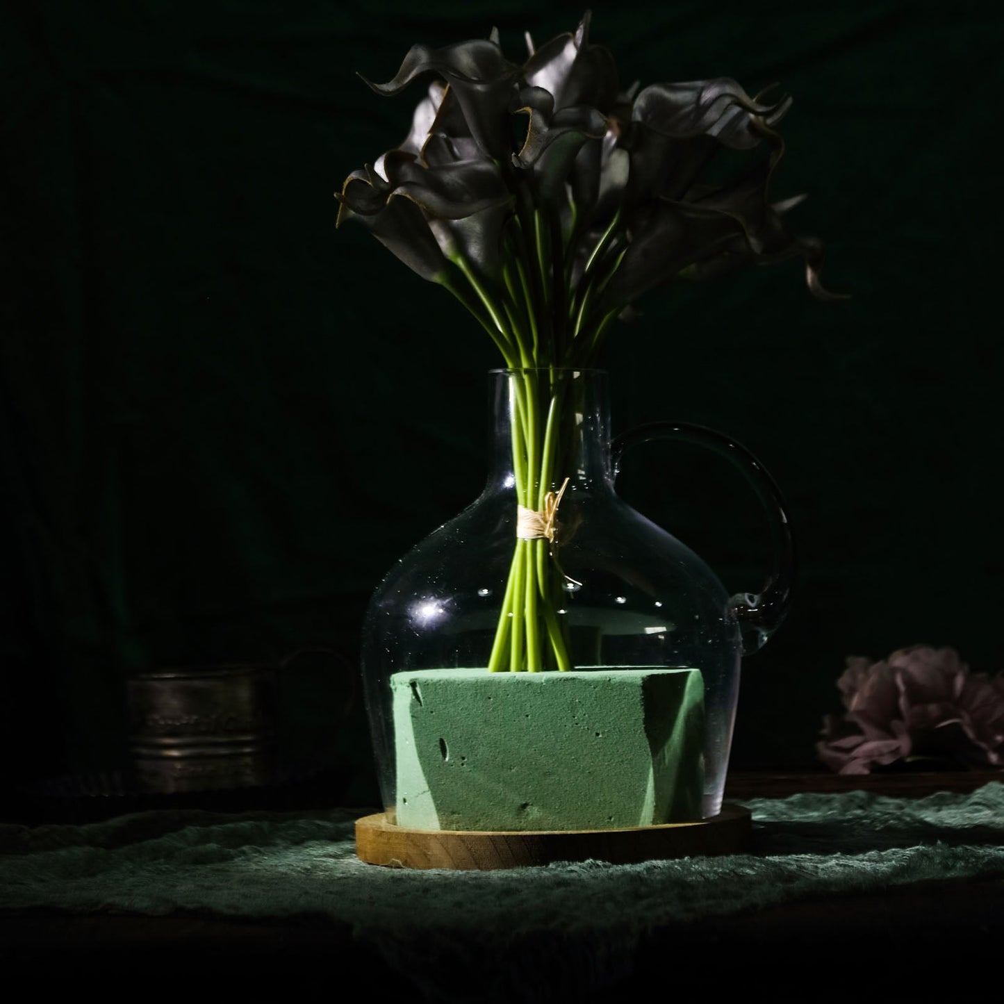 Wet Floral Foam Bricks in Green 3 Pack