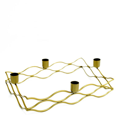Sophisticated Design of the Gold Metal Taper Candle Holder Sophisticated Design of the Gold Metal Taper Candle Holder