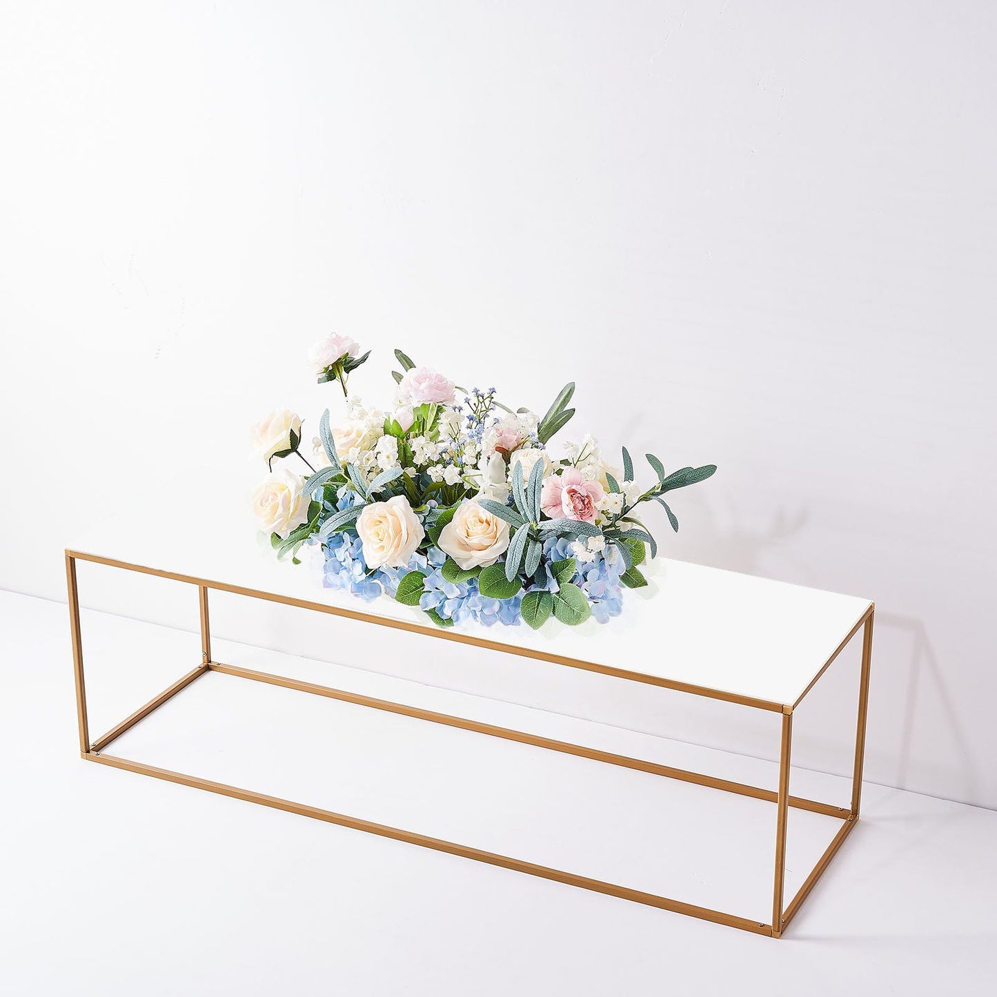 2 Pack 40 Inch x 12 Inch White Rectangular Acrylic DIY Sign Boards Plexiglass Sheets with Protective Film