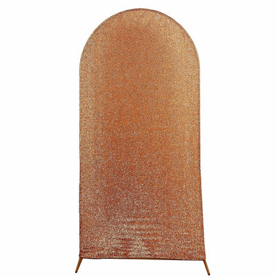 Elegant Design of the Antique Gold Shimmer Tinsel Spandex Cover Elegant Design of the Antique Gold Shimmer Tinsel Spandex Cover