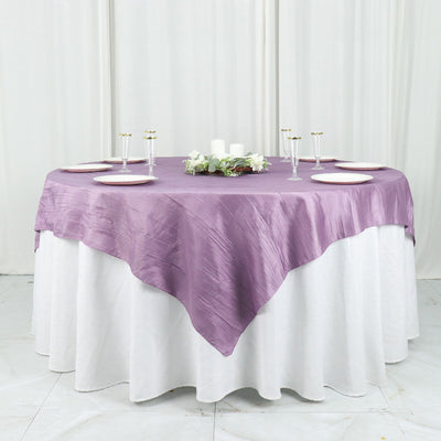 Luxurious Look with Violet Amethyst Taffeta Overlay Luxurious Look with Violet Amethyst Taffeta Overlay