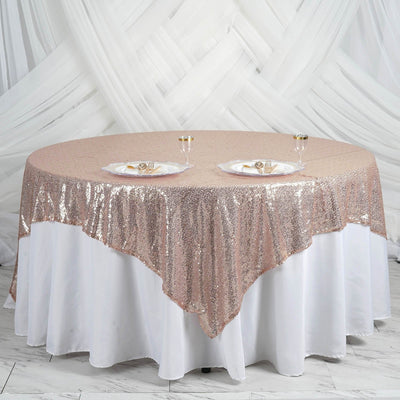Unmatched Sparkle with Blush Sequin Overlay Unmatched Sparkle with Blush Sequin Overlay