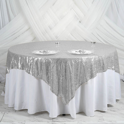 Elevate Your Event with Silver Sequin Elegance Elevate Your Event with Silver Sequin Elegance