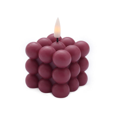 Elevate Your Decor with Burgundy Flameless Bubble Candles Elevate Your Decor with Burgundy Flameless Bubble Candles