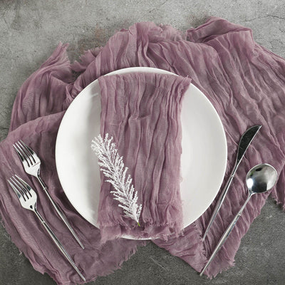 Bohemian Elegance with Violet Amethyst Napkins Bohemian Elegance with Violet Amethyst Napkins