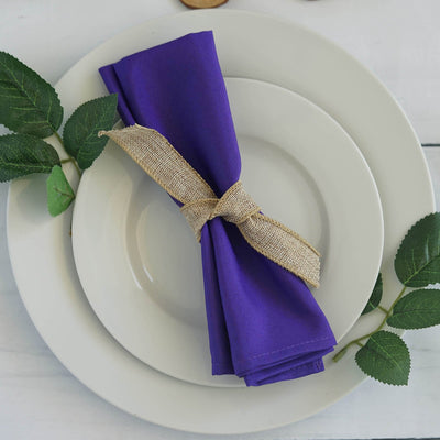 Elevate Your Event with Purple Seamless Cloth Dinner Napkins Elevate Your Event with Purple Seamless Cloth Dinner Napkins