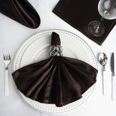 Durability Meets Style in Our Satin Napkins Durability Meets Style in Our Satin Napkins