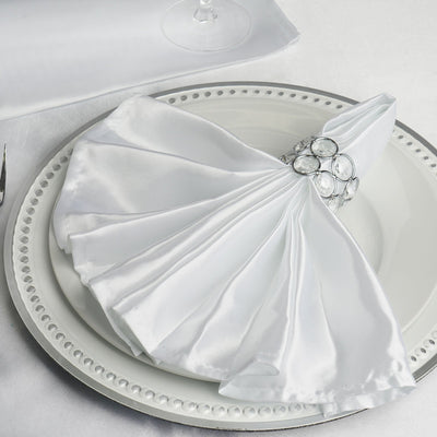 Elevate Your Table Setting with Satin Napkins Elevate Your Table Setting with Satin Napkins