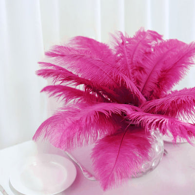 Elevate Your Event with Fuchsia Ostrich Feathers Elevate Your Event with Fuchsia Ostrich Feathers