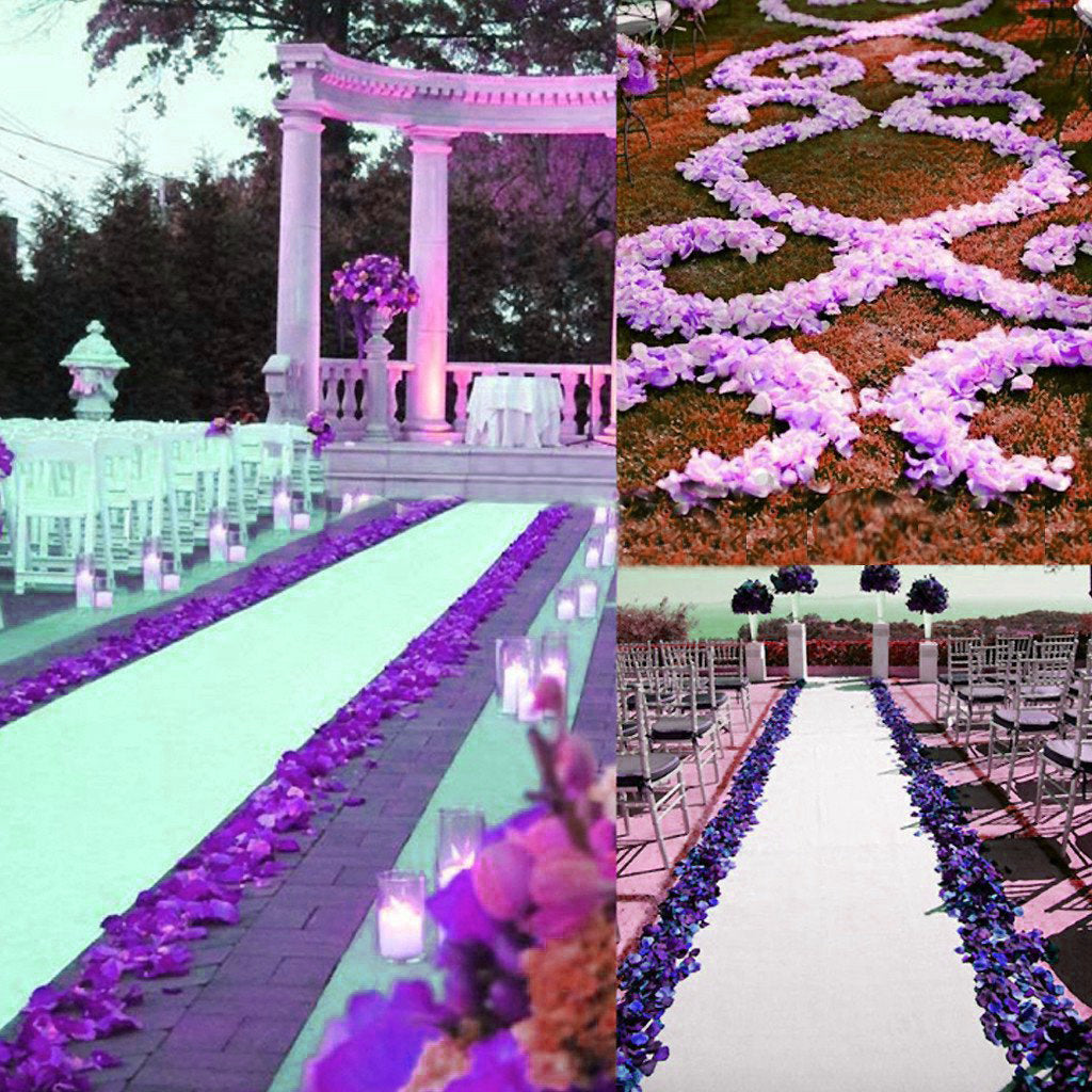 500 Pack | Lavender Lilac Silk Rose Petals Table Confetti or Floor Scatters