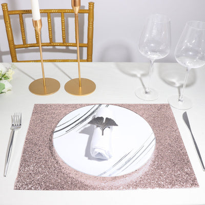 Practical Features of Rose Gold Sparkle Placemats Practical Features of Rose Gold Sparkle Placemats