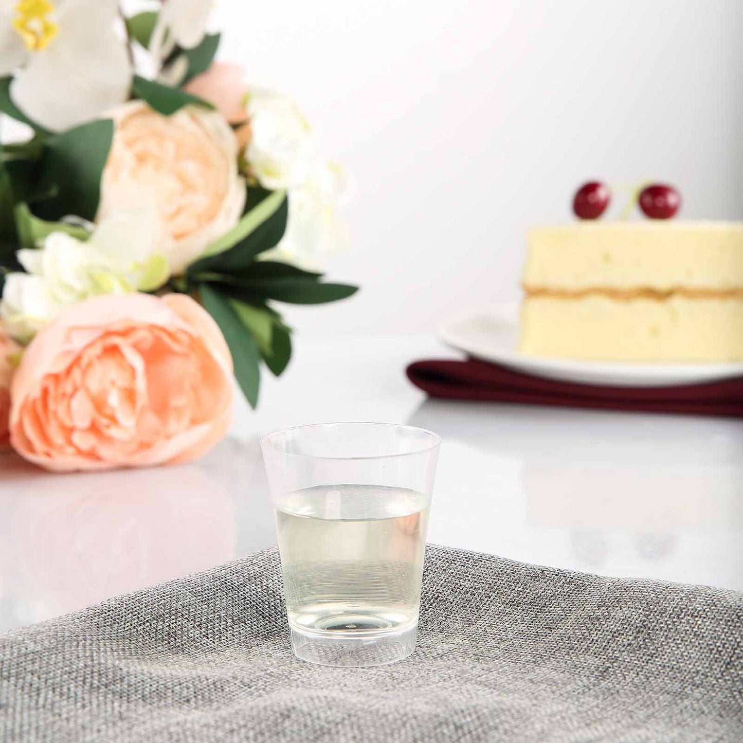 50 Pack Clear Disposable Plastic 2 oz Shot Glasses