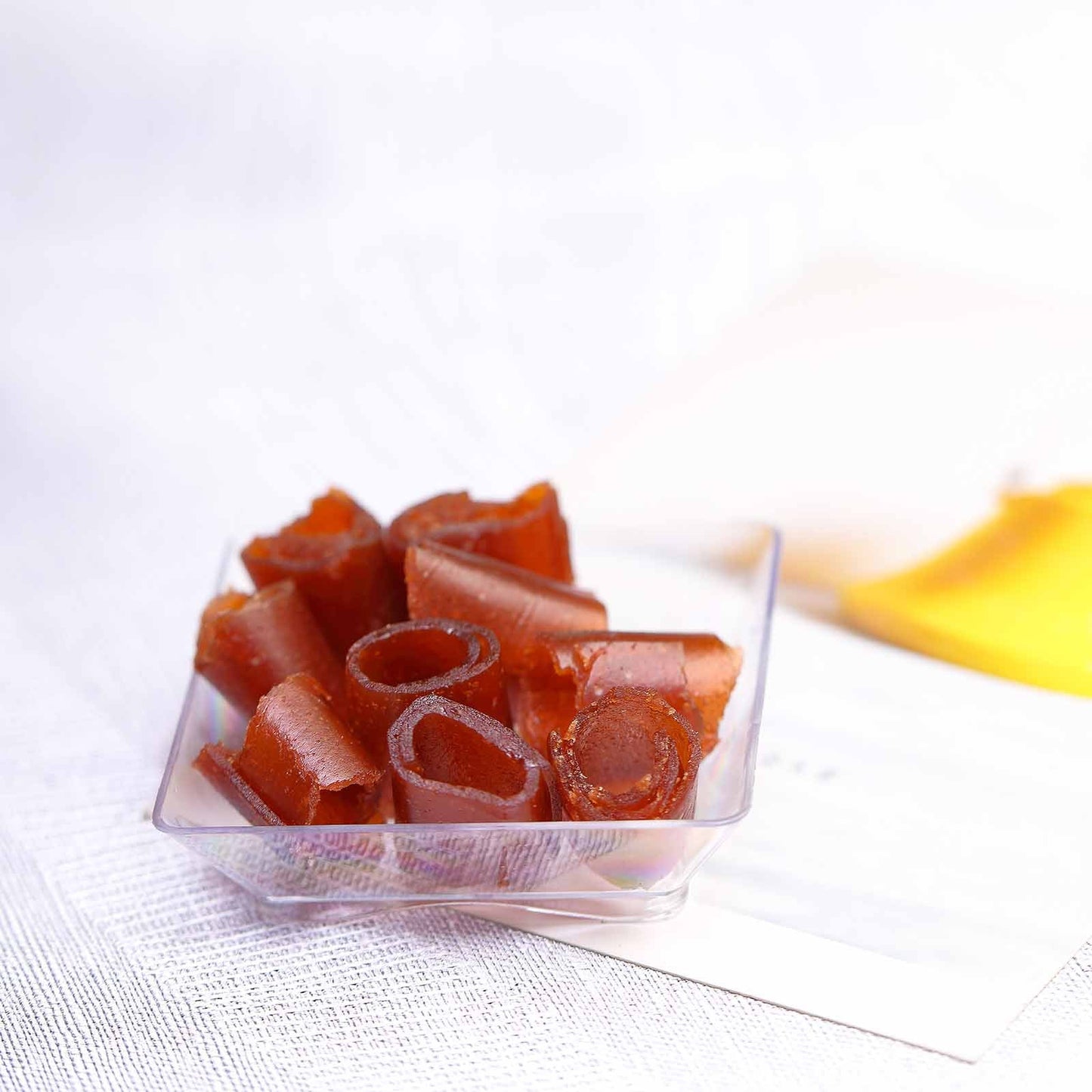 Square 2 Inch Clear Mini Modern Plastic Appetizer Plates Disposable 50 Pack