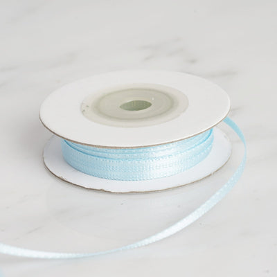 Luxurious Sheen of Blue Satin Ribbon Luxurious Sheen of Blue Satin Ribbon