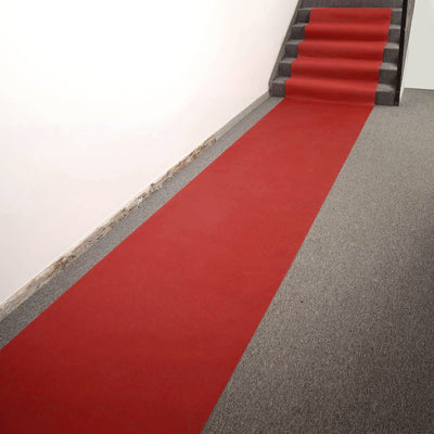 Glamorous Entryway with the Hollywood Red Carpet Runner Glamorous Entryway with the Hollywood Red Carpet Runner