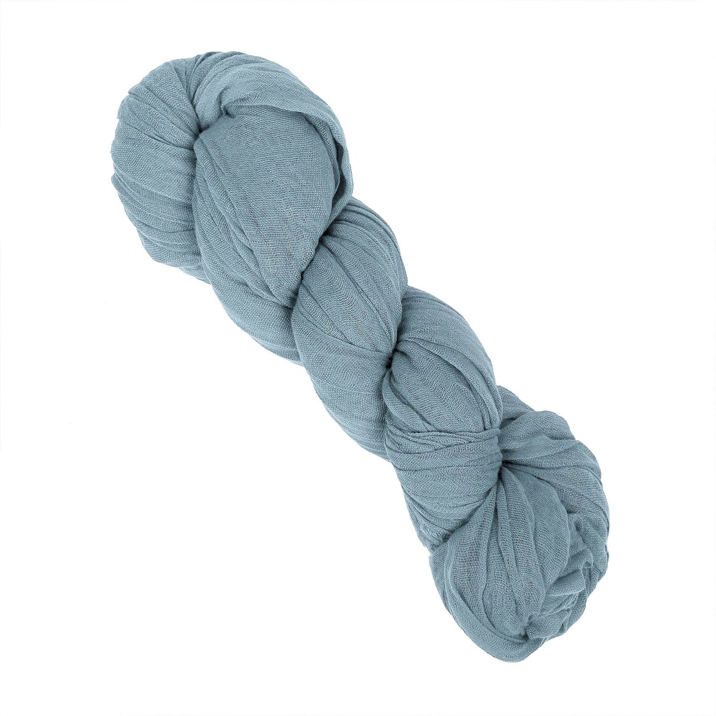 10 Feet Dusty Blue Colored Gauze Cheesecloth Table Runner