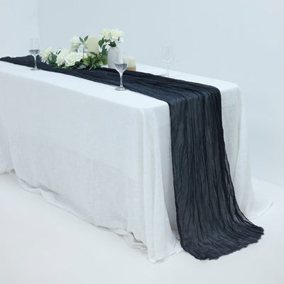 Luxurious Texture of the Gauze Cheesecloth Runner Luxurious Texture of the Gauze Cheesecloth Runner