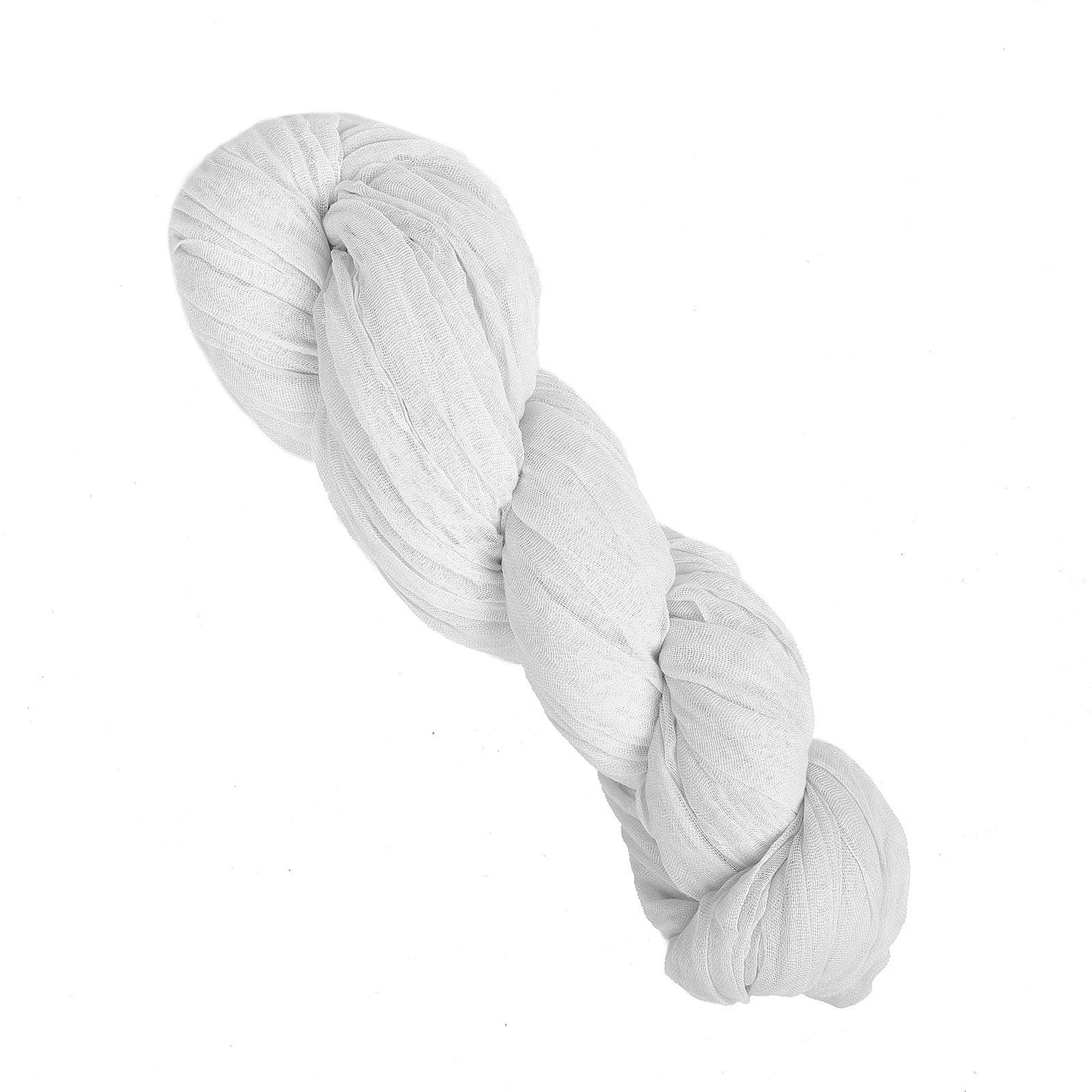 10 Feet White Colored Gauze Cheesecloth Table Runner