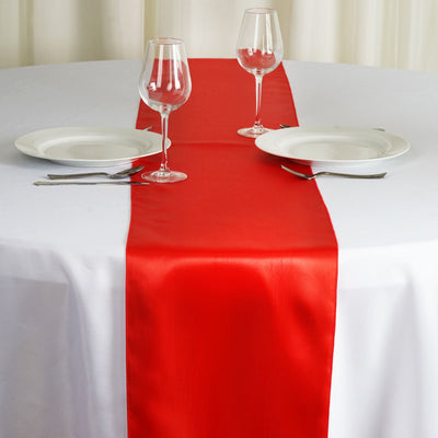 Durability Meets Style in the Red Satin Table Runner Durability Meets Style in the Red Satin Table Runner