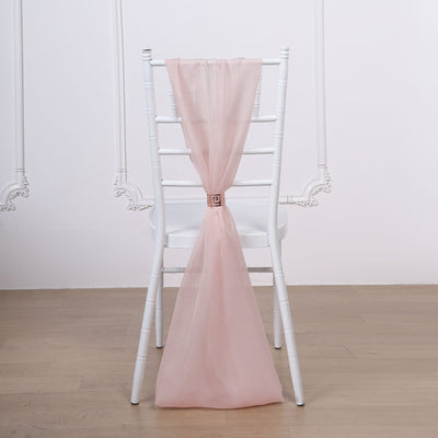 Elevate Your Event with Blush Chiffon Sashes Elevate Your Event with Blush Chiffon Sashes
