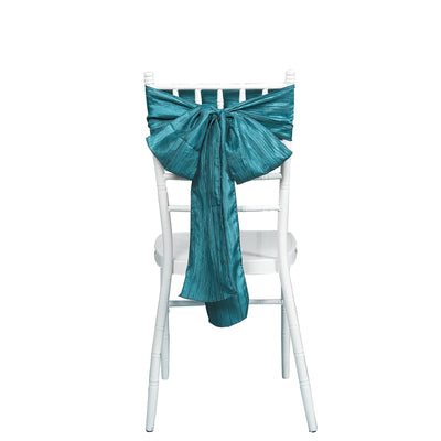 Versatile Styling Options with Teal Chair Sashes Versatile Styling Options with Teal Chair Sashes