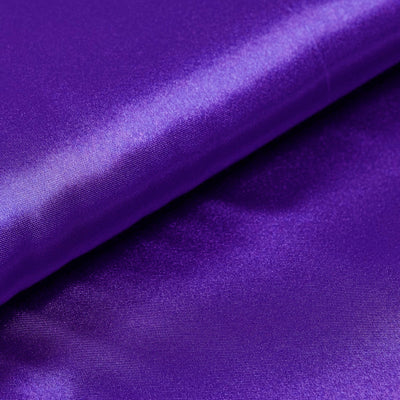 Luxurious Look with Purple Satin Fabric Bolt Luxurious Look with Purple Satin Fabric Bolt