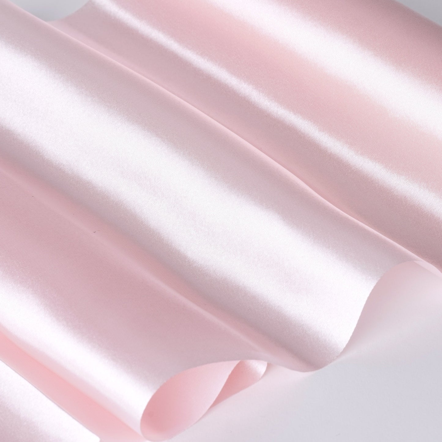 Satin DIY Fabric Bolt In Blush Rose Gold 12 Inch x 10 Yard