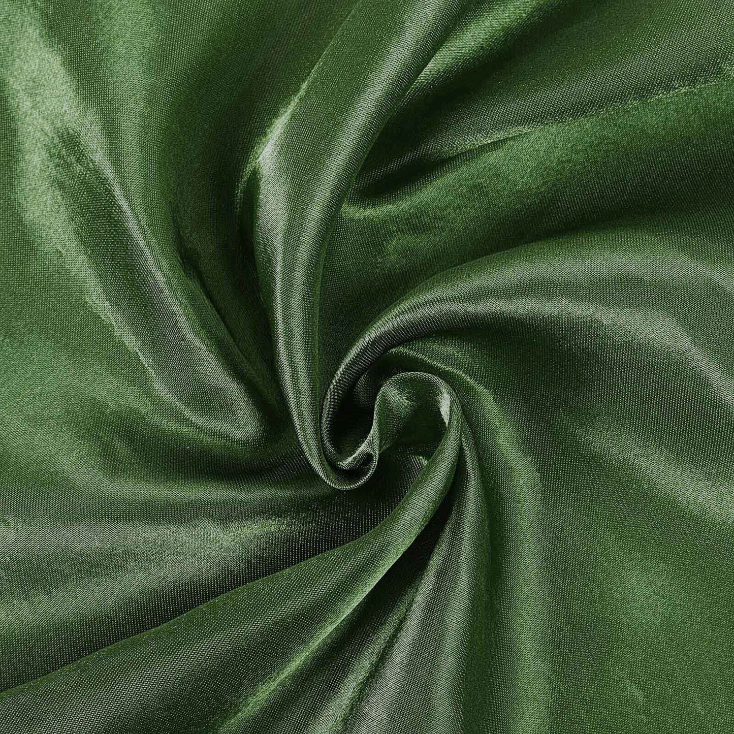 Olive Green 108 Inch Satin Round Tablecloth#whtbkgd