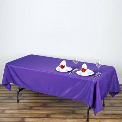 Elevate Your Event with a Purple Polyester Tablecloth Elevate Your Event with a Purple Polyester Tablecloth
