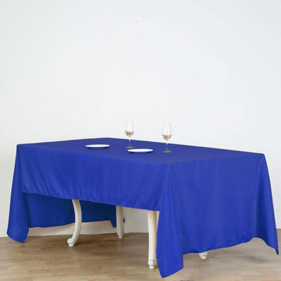 Luxurious Look with Royal Blue Tablecloth Luxurious Look with Royal Blue Tablecloth