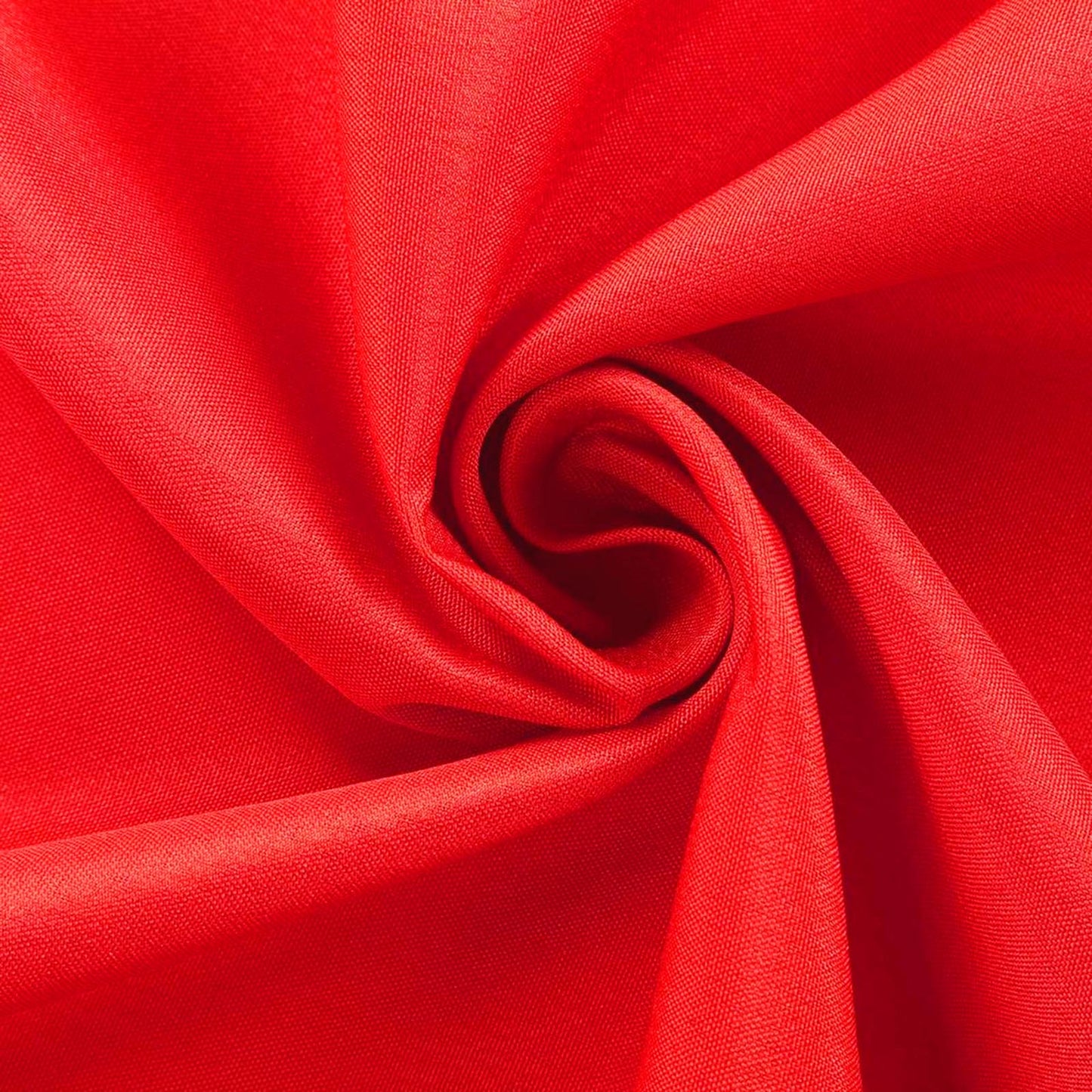Round Linen Polyester Tablecloth 70 Inch in Red Color#whtbkgd