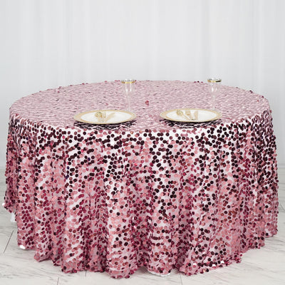 Glamorous Design of the Pink Sequin Tablecloth Glamorous Design of the Pink Sequin Tablecloth