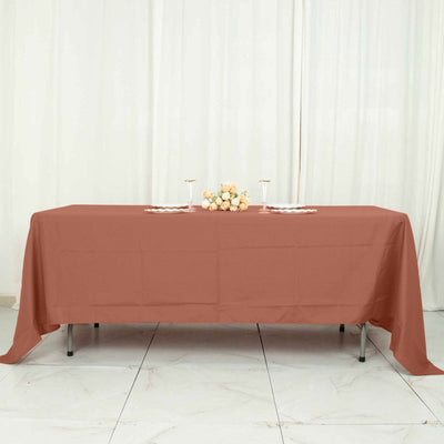 Elegant Terracotta Tablecloth for Stunning Events Elegant Terracotta Tablecloth for Stunning Events