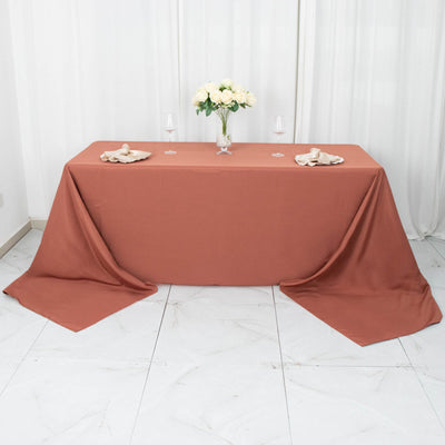 Luxurious Texture of the Terracotta Tablecloth Luxurious Texture of the Terracotta Tablecloth